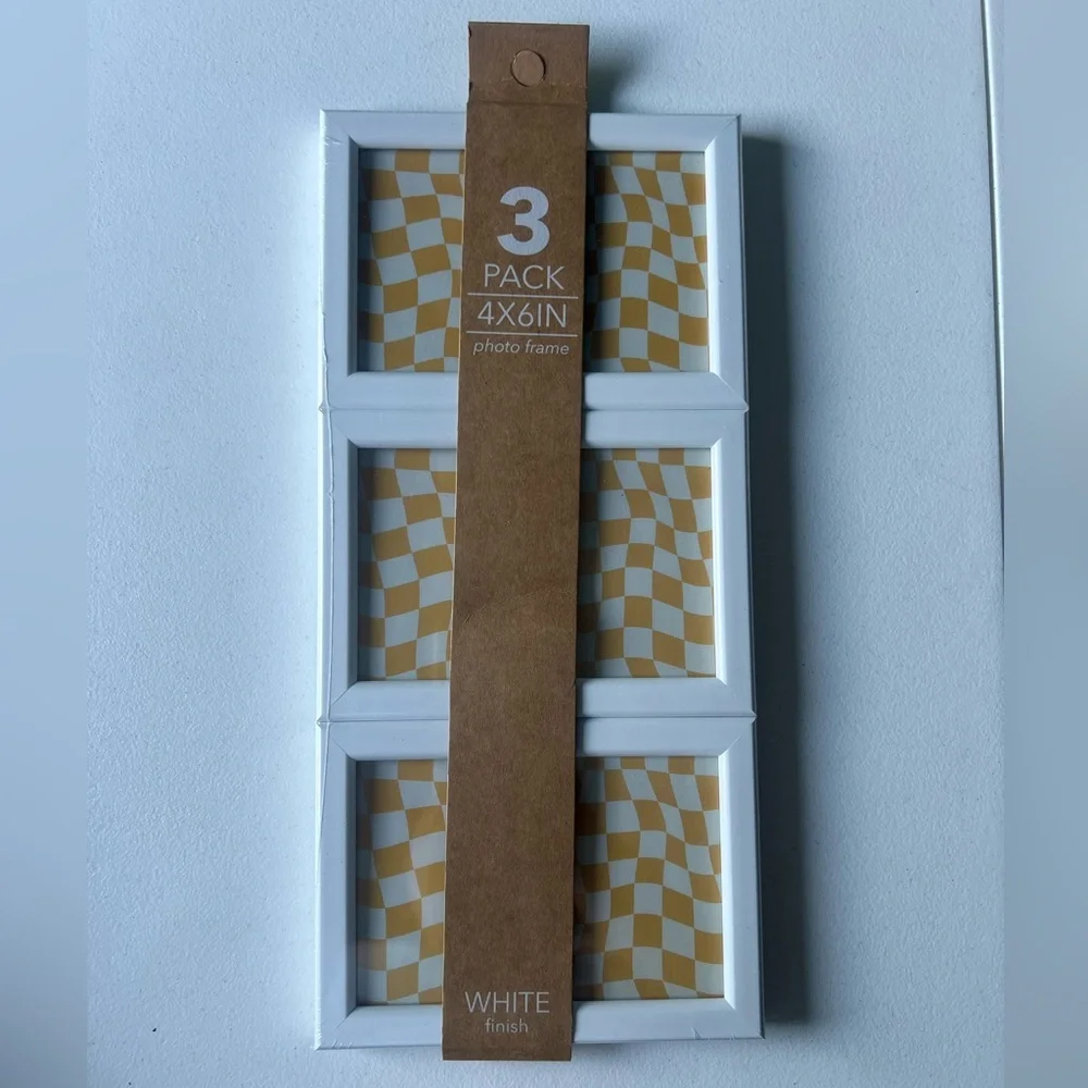 White Photo Frame Set - 3 Pack